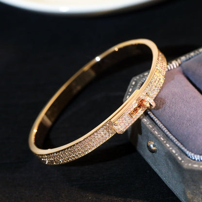 [Royal Jewelry]KELLY BRACELET DIAMOND PAVED