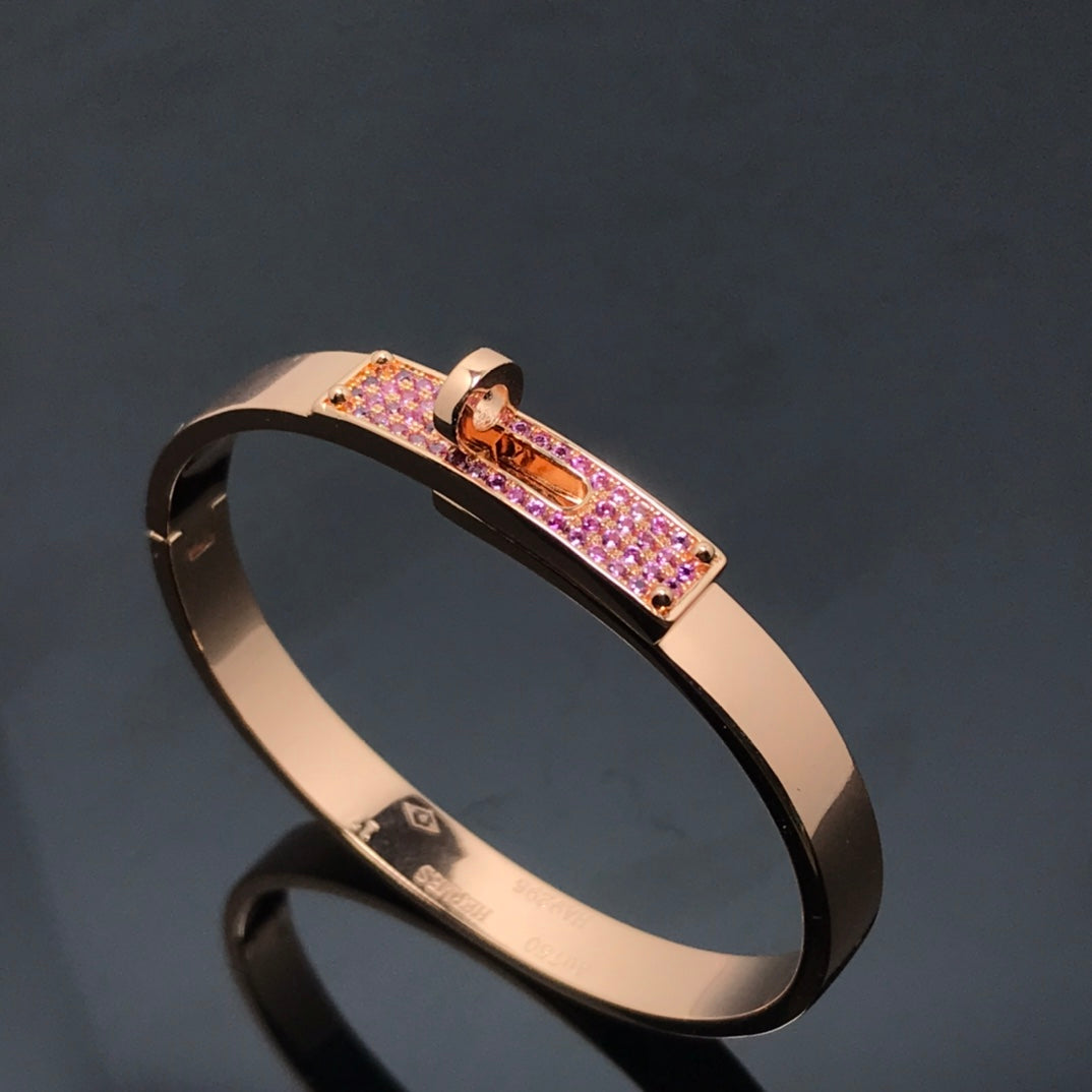 [Royal Jewelry]KELLY BRACELET PINK DIAMOND