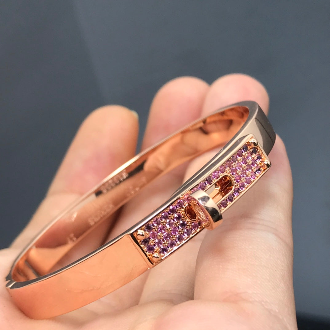[Royal Jewelry]KELLY BRACELET PINK DIAMOND
