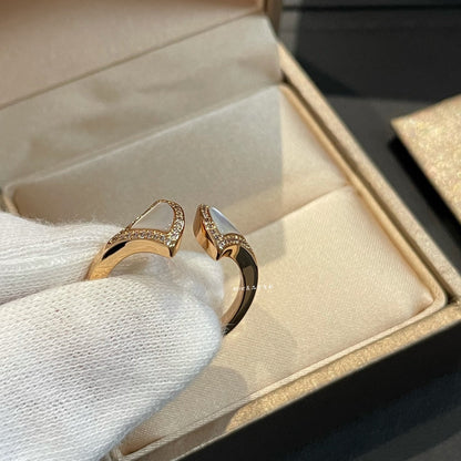 [Royal Jewelry]DREAM MOP DIAMOND OPEN RING