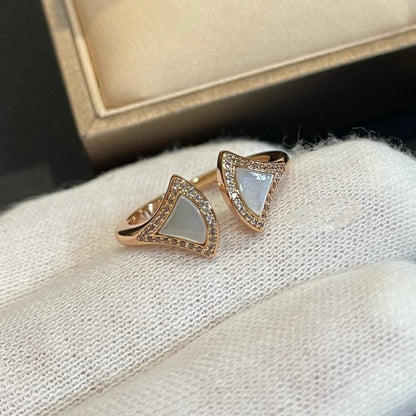 [Royal Jewelry]DREAM MOP DIAMOND OPEN RING