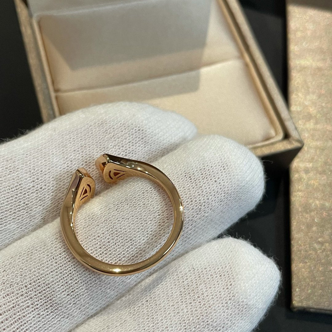 [Royal Jewelry]DREAM MOP DIAMOND OPEN RING