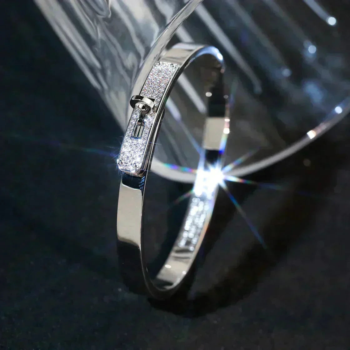 [Royal Jewelry]KELLY SILVER DIAMOND BRACELET