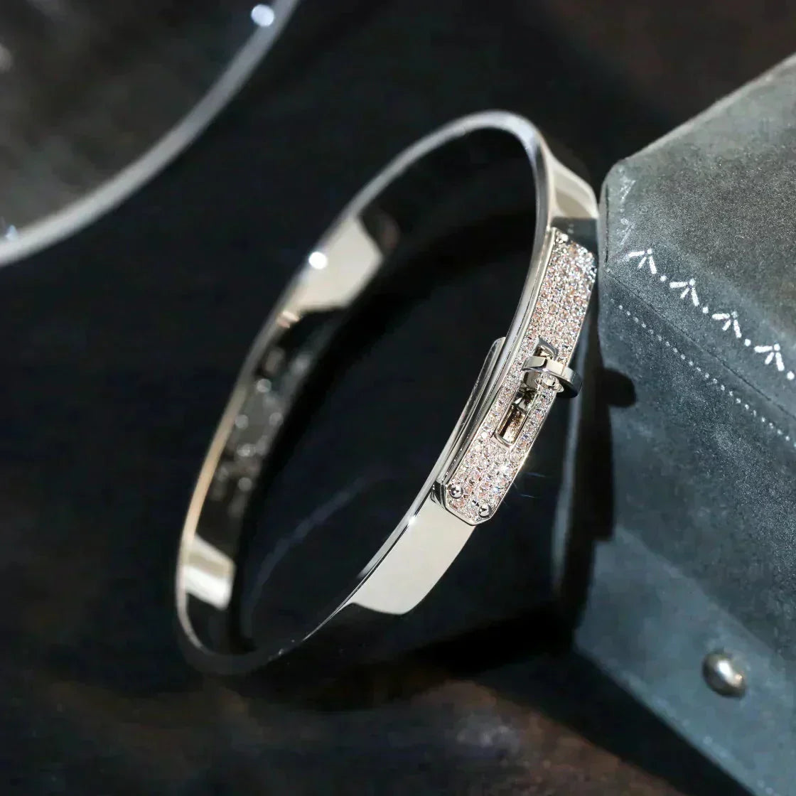 [Royal Jewelry]KELLY SILVER DIAMOND BRACELET