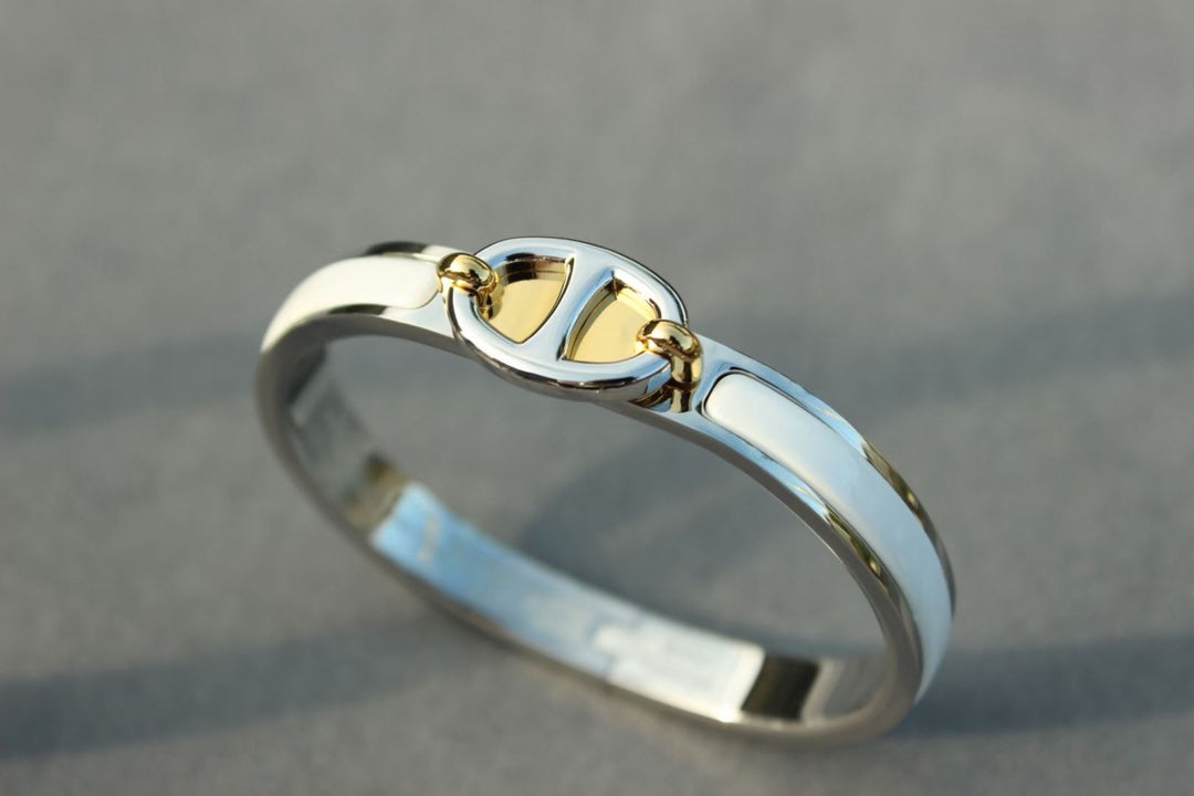 [Royal Jewelry]CLIC CHAINE SILVER BRACELET