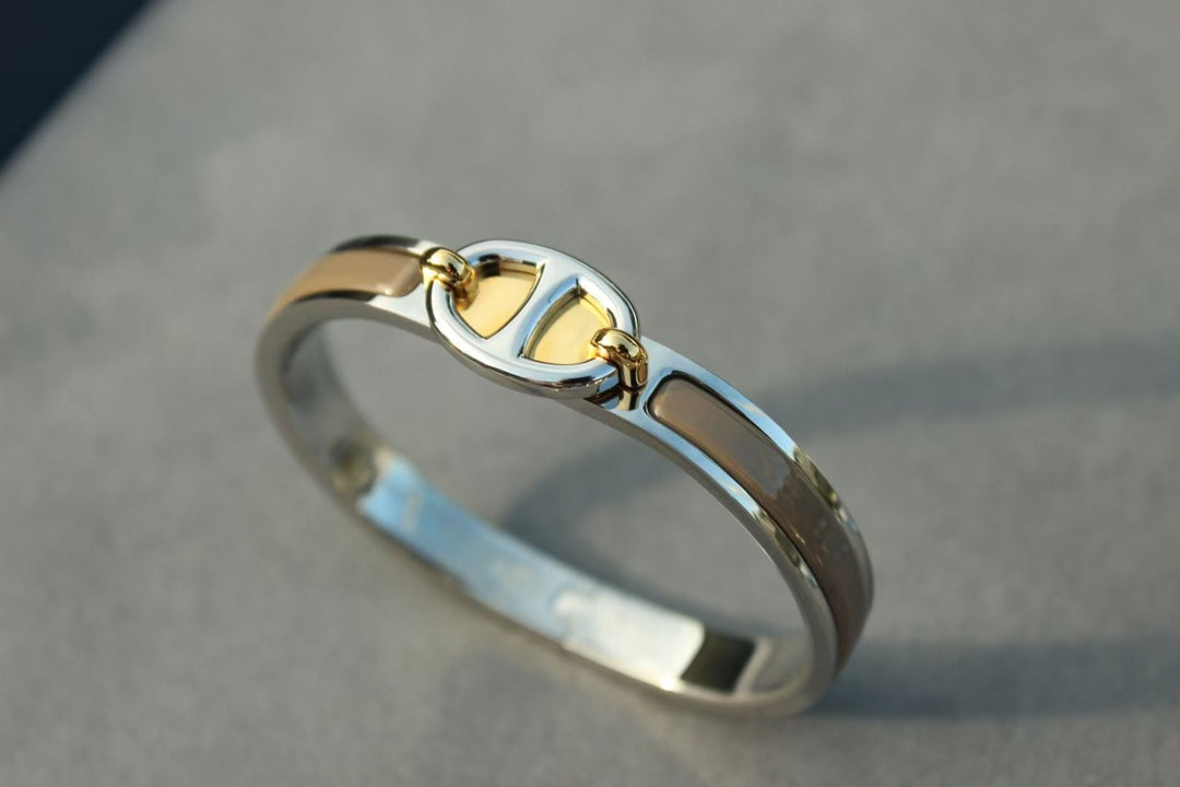 [Royal Jewelry]CLIC CHAINE SILVER BRACELET