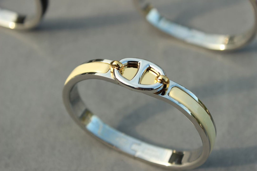 [Royal Jewelry]CLIC CHAINE SILVER BRACELET