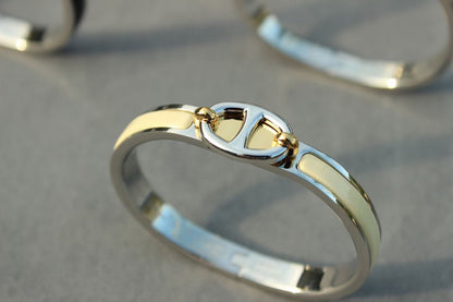 [Royal Jewelry]CLIC CHAINE SILVER BRACELET