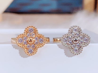 [Royal Jewelry]CLOVER DIAMOND RING