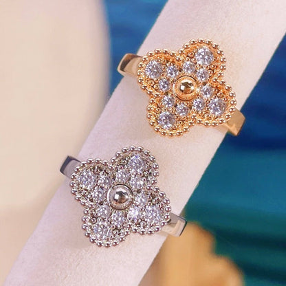 [Royal Jewelry]CLOVER DIAMOND RING