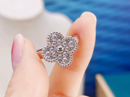 [Royal Jewelry]CLOVER DIAMOND RING