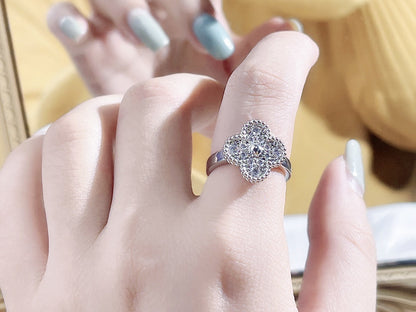 [Royal Jewelry]CLOVER DIAMOND RING