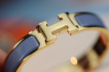 [Royal Jewelry]H BRACELET 12MM BLUE GRAY