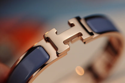 [Royal Jewelry]H BRACELET 12MM BLUE GRAY
