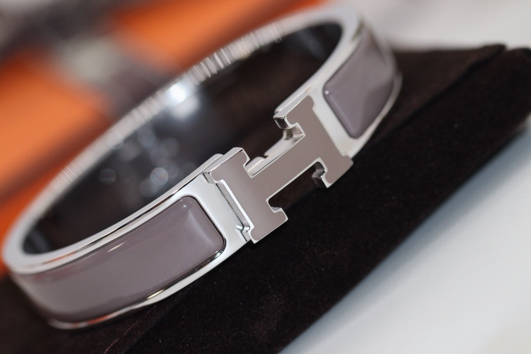 [Royal Jewelry]H BRACELET 12MM BROWN
