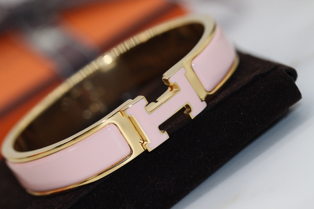 [Royal Jewelry]H BRACELET 12MM PINK