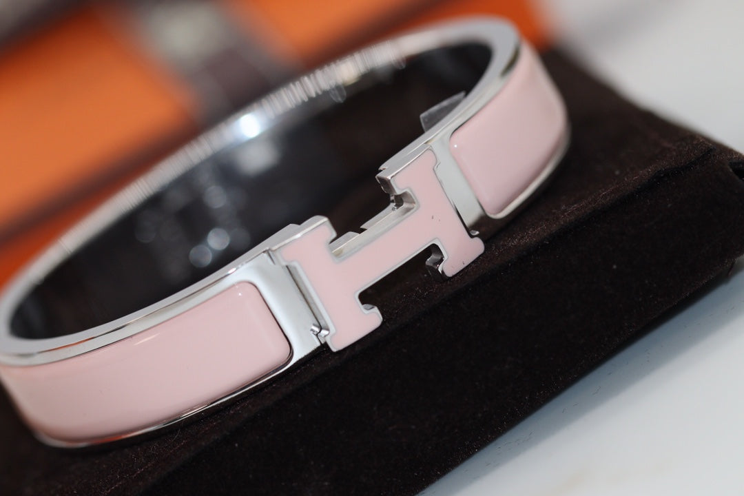 [Royal Jewelry]H BRACELET 12MM PINK