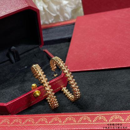 [Royal Jewelry]CLASH LARGE HOOP EARRINGS