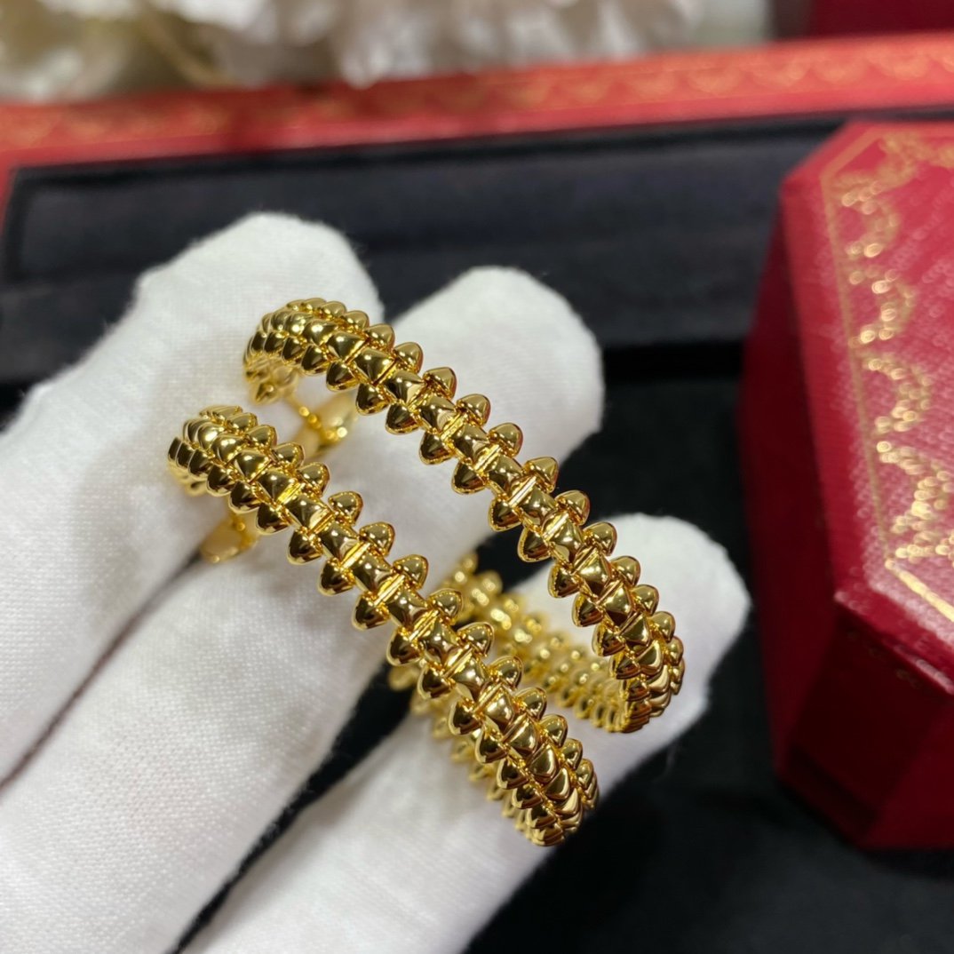 [Royal Jewelry]CLASH LARGE HOOP EARRINGS