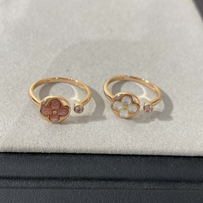 [Royal Jewelry]SUN 1 DIAMOND PINK MOP RING