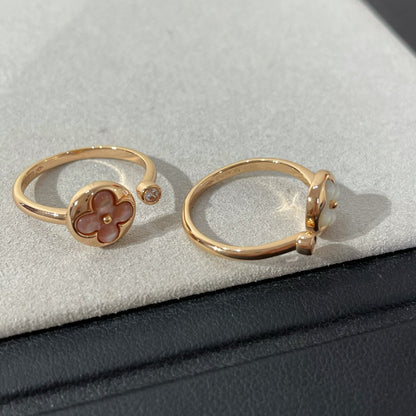 [Royal Jewelry]SUN 1 DIAMOND PINK MOP RING