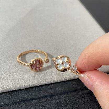 [Royal Jewelry]SUN 1 DIAMOND PINK MOP RING