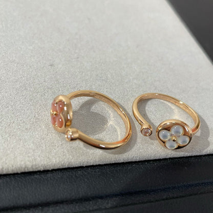 [Royal Jewelry]SUN 1 DIAMOND PINK MOP RING