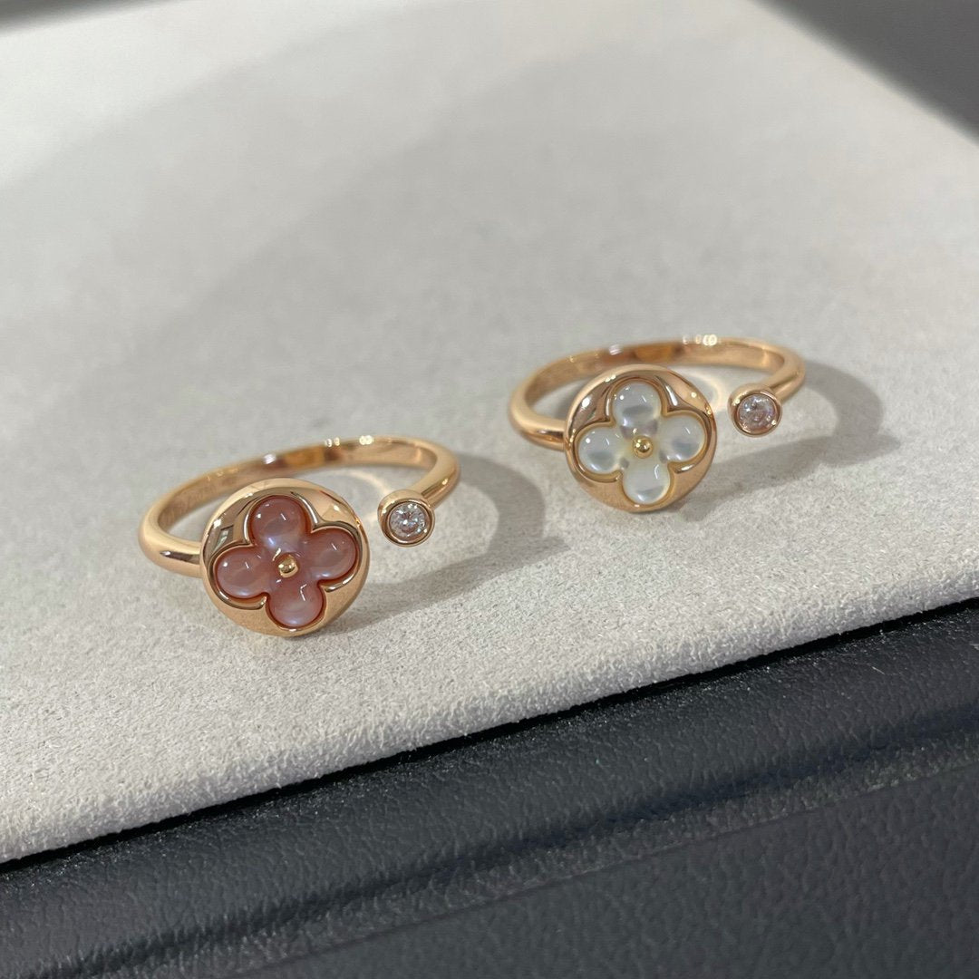 [Royal Jewelry]SUN 1 DIAMOND PINK MOP RING
