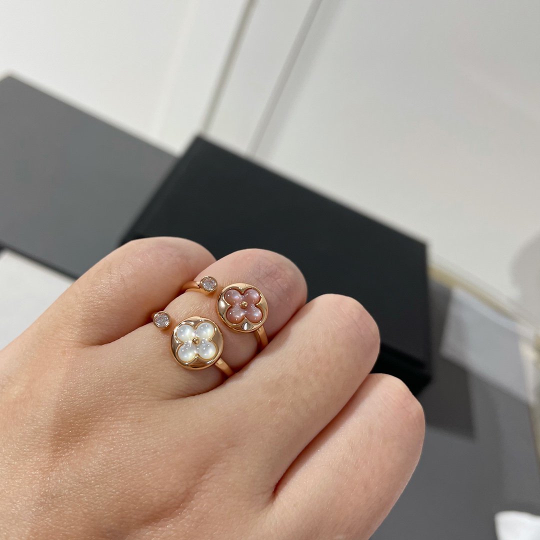 [Royal Jewelry]SUN 1 DIAMOND PINK MOP RING