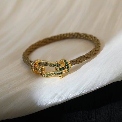 [Royal Jewelry]FORCE 10 GOLD GREEN DIAMOND PAVED