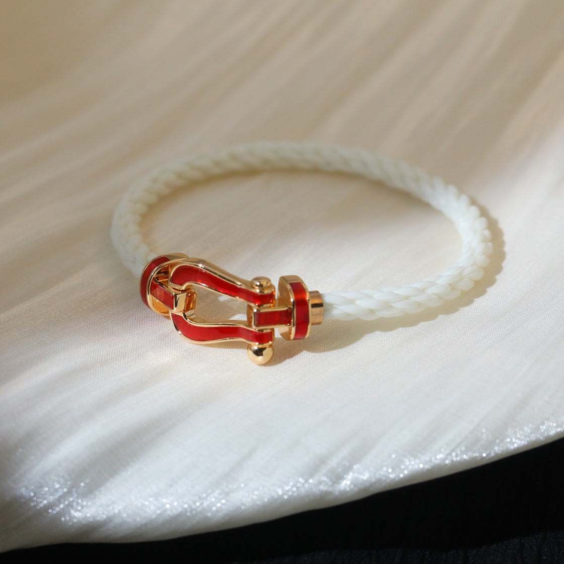 [Royal Jewelry]FORCE 10 WHITE TEXTILE DIAMOND PAVED