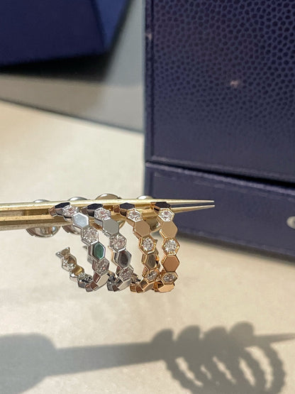 [Royal Jewelry]Hollow Design Four-Leaf Clover Flower Shape Ring