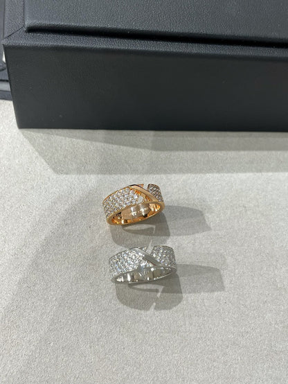 [Royal Jewelry]LIENS EVIDENCE  DIAMOND PAVED RING