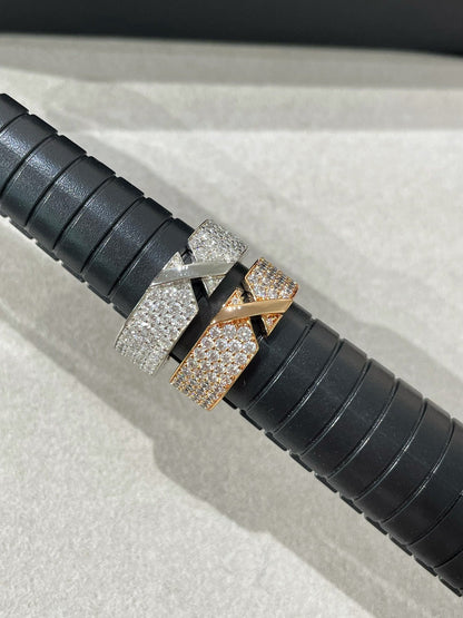 [Royal Jewelry]LIENS EVIDENCE  DIAMOND PAVED RING