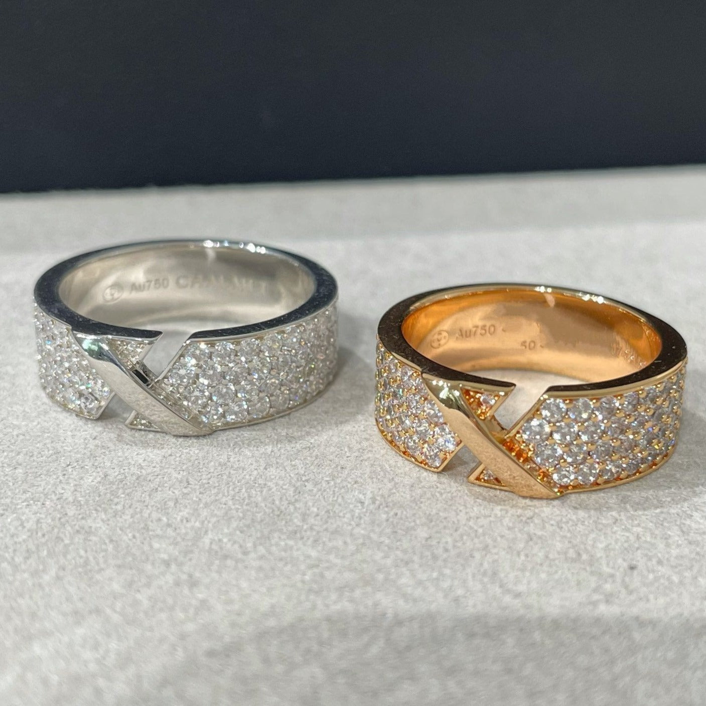 [Royal Jewelry]LIENS EVIDENCE  DIAMOND PAVED RING
