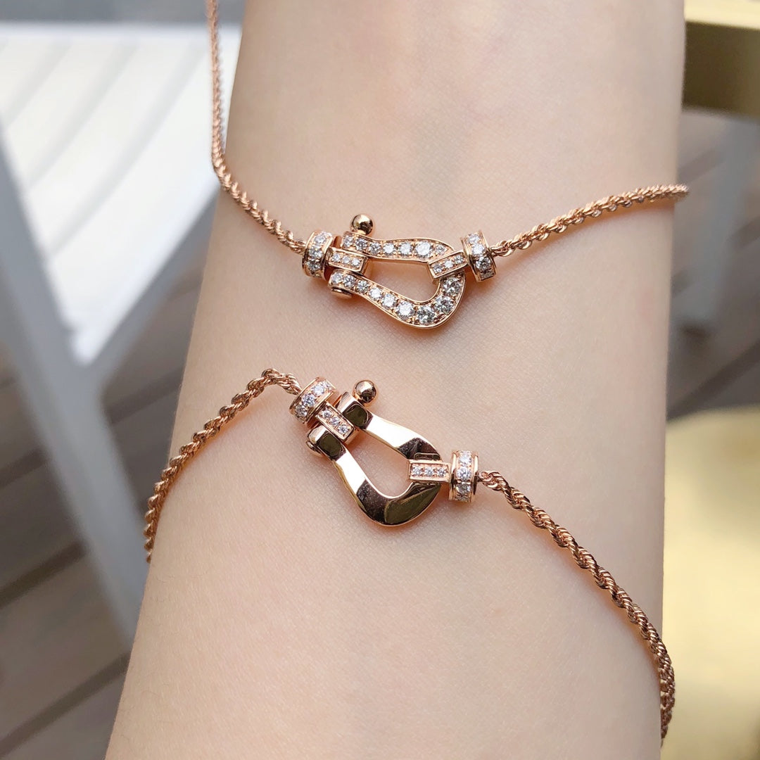 [Royal Jewelry]FORCE 10 PINK GOLD DIAMOND NECKLACE