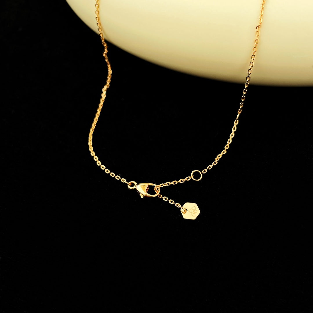 [Royal Jewelry]BEE MINI PEDANT DIAMOND NECKLACE
