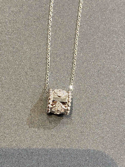 [Royal Jewelry]PERLEE PEDANT SIVLER DIAMOND NECKLACE