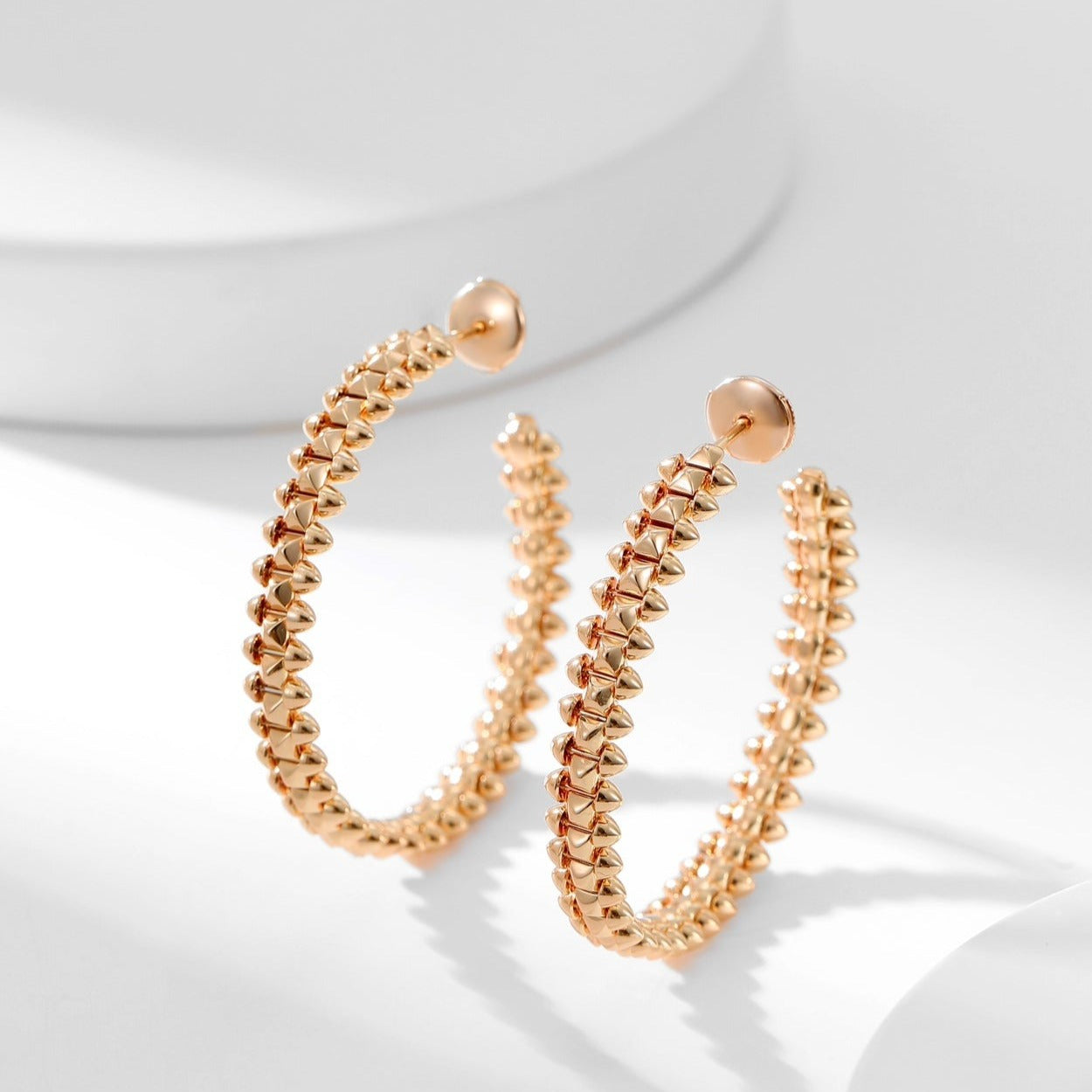 [Royal Jewelry]CLASH HOOP EARRINGS