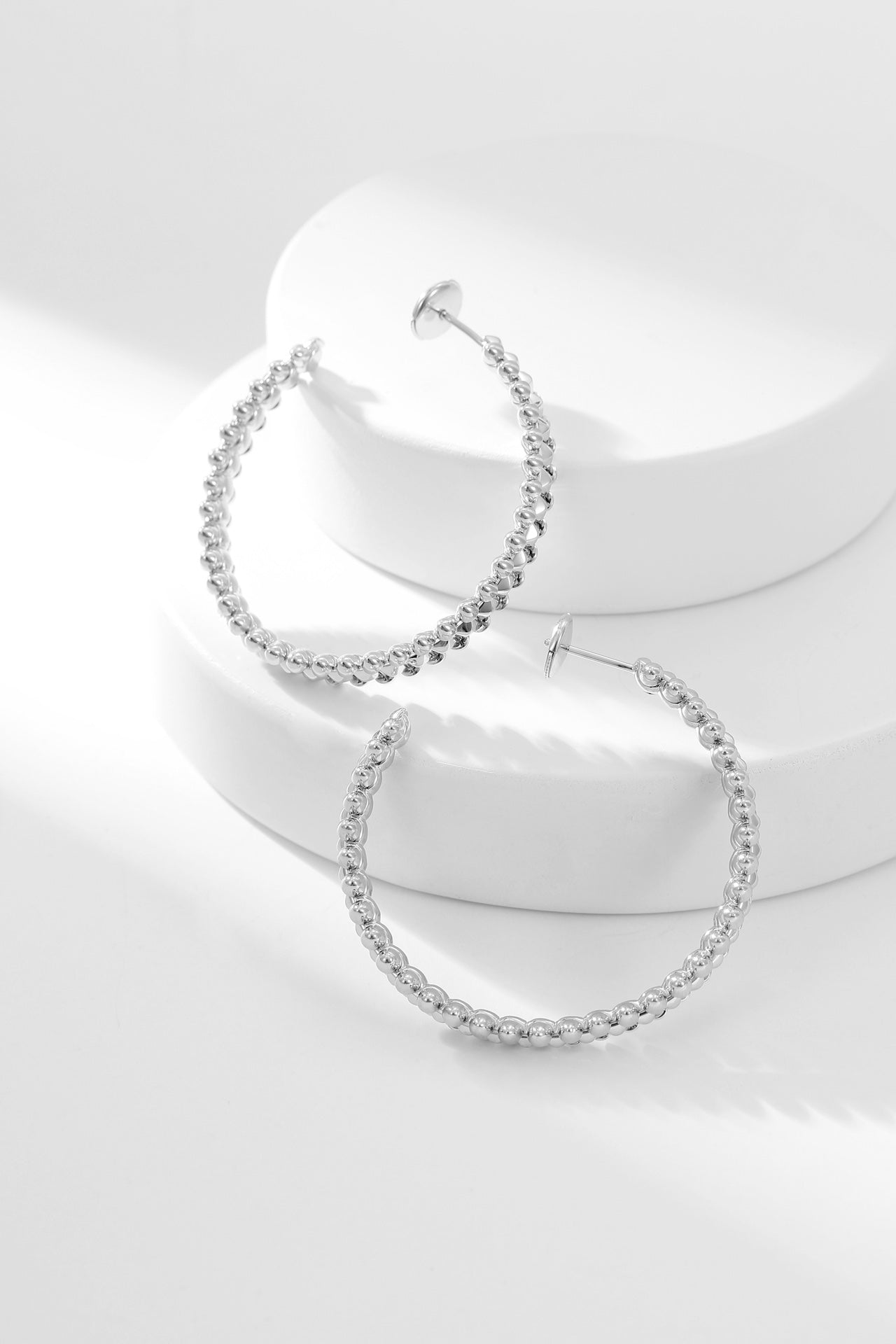 [Royal Jewelry]CLASH HOOP EARRINGS