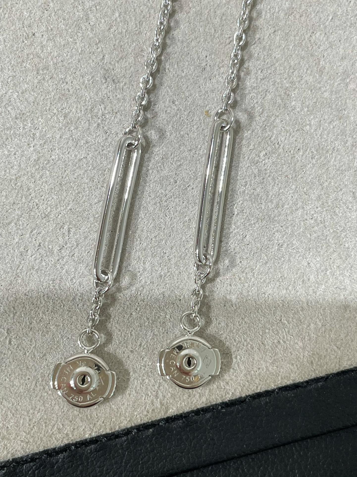 [Royal Jewelry]CHAINE CHAOS DIAMOND DROP EARRINGS