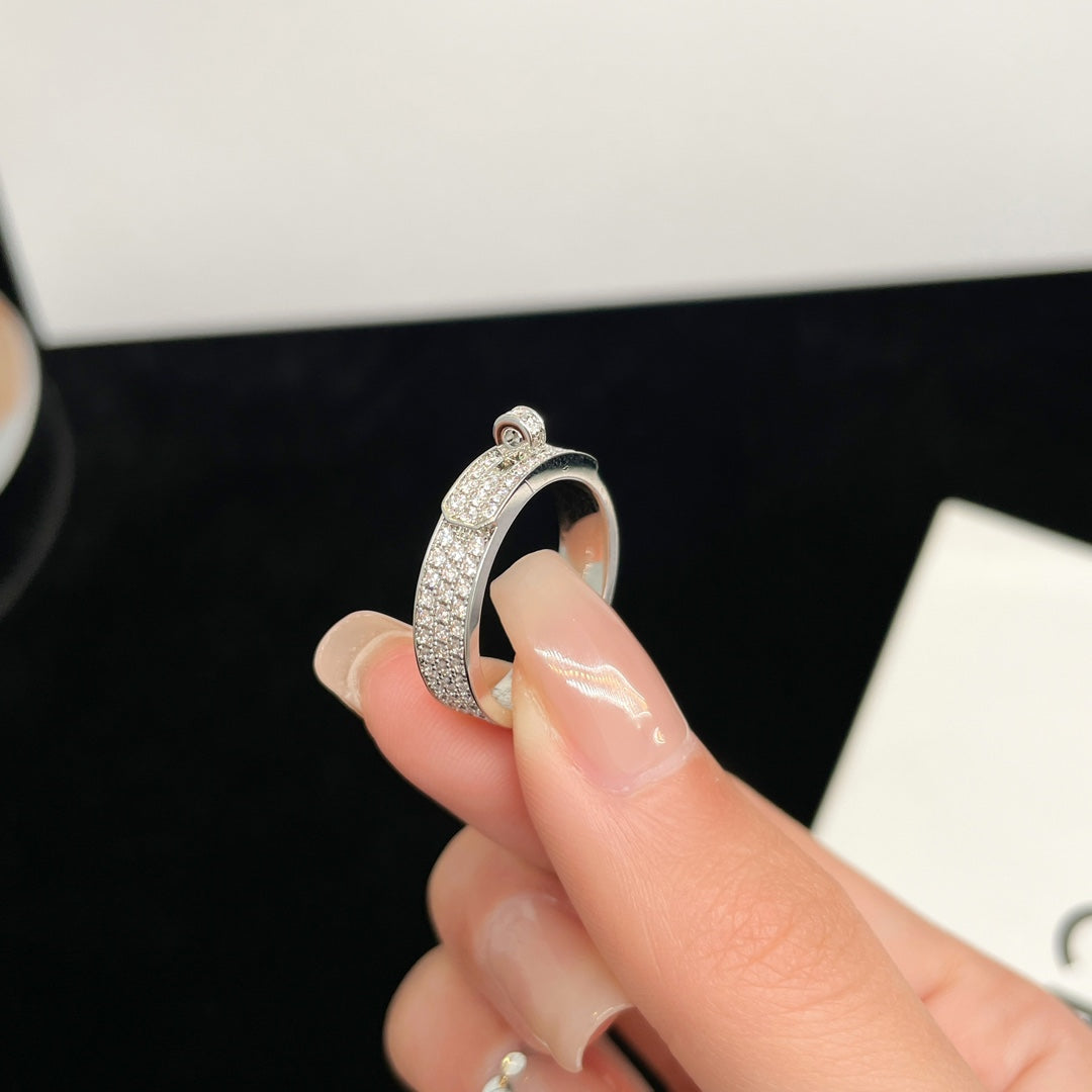[Royal Jewelry]KELLY SILVER DIAMOND RING