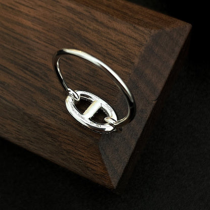 [Royal Jewelry]RONDE SMALL SILVER DIAMOND RING