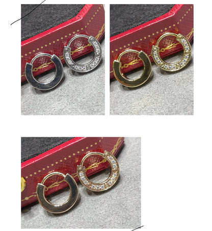 [Royal Jewelry]LOVE DIAMOND EARRINGS