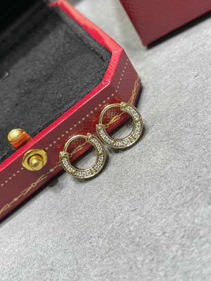 [Royal Jewelry]LOVE DIAMOND EARRINGS