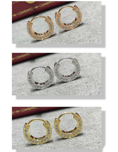 [Royal Jewelry]LOVE DIAMOND EARRINGS