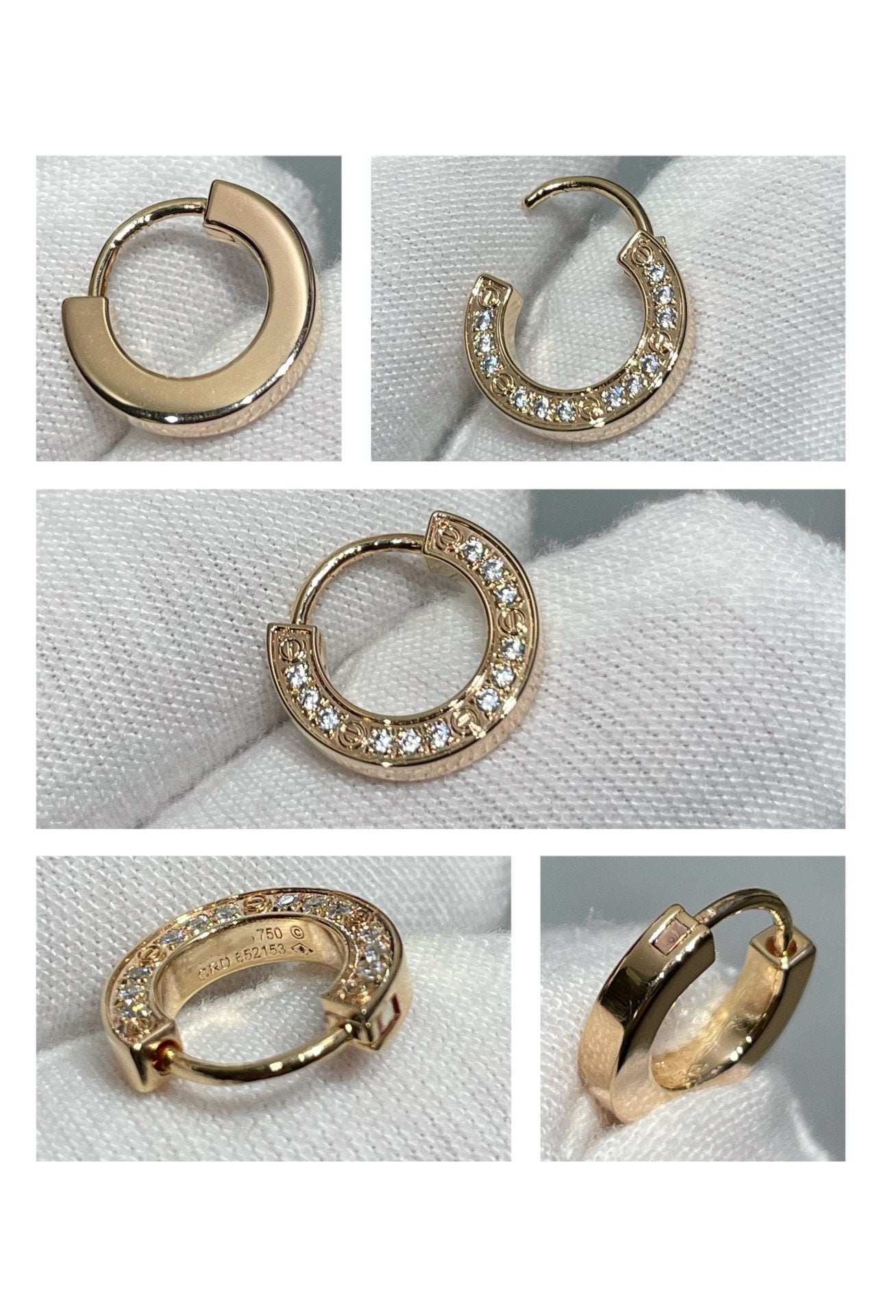 [Royal Jewelry]LOVE DIAMOND EARRINGS