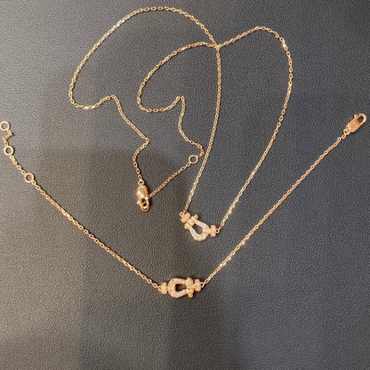 [Royal Jewelry]FORCE 10 DIAMOND PINK GOLD NECKLACE MINI MODEL