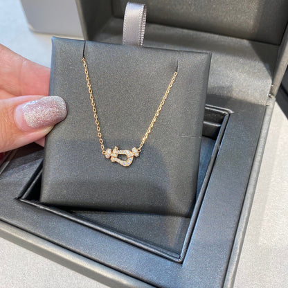 [Royal Jewelry]FORCE 10 DIAMOND PINK GOLD NECKLACE MINI MODEL