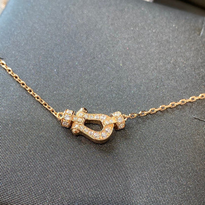 [Royal Jewelry]FORCE 10 DIAMOND PINK GOLD NECKLACE MINI MODEL